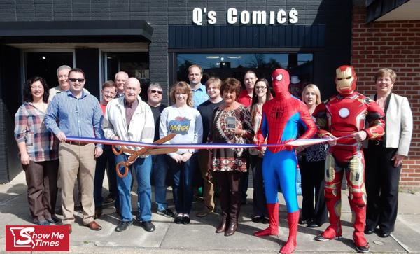 Q's Comics and Games Ribbon Cutting