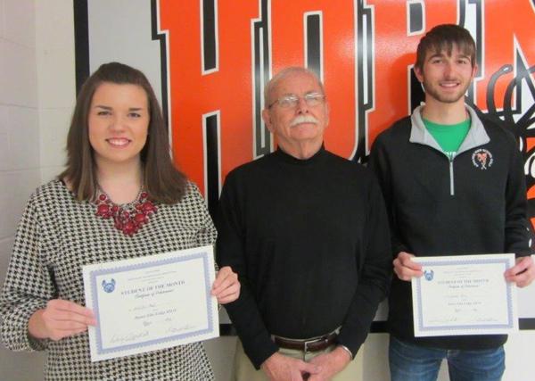 Elks Lodge Students of the Month for March