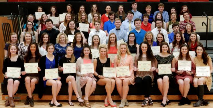 Dexter Honor Society Inducts New Members