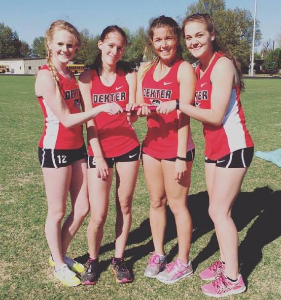 Dexter Lady Cats Track Finish First at Kennett