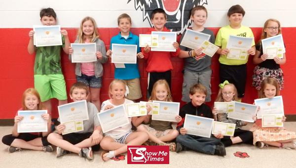 Third Grade Students Earn Perfect Attendance