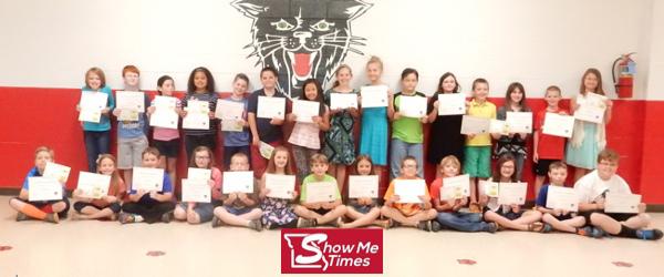 4th Grade Honor Roll at Central Elementary