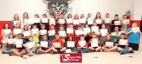 5th Grade Honor Roll at Central Elementary