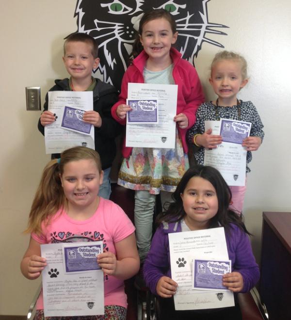 Students Earn Positive Office Referral