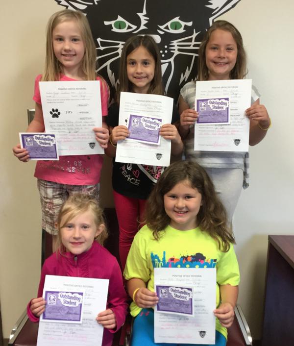 Second Grade Students Earn Positive Office Referral Awards