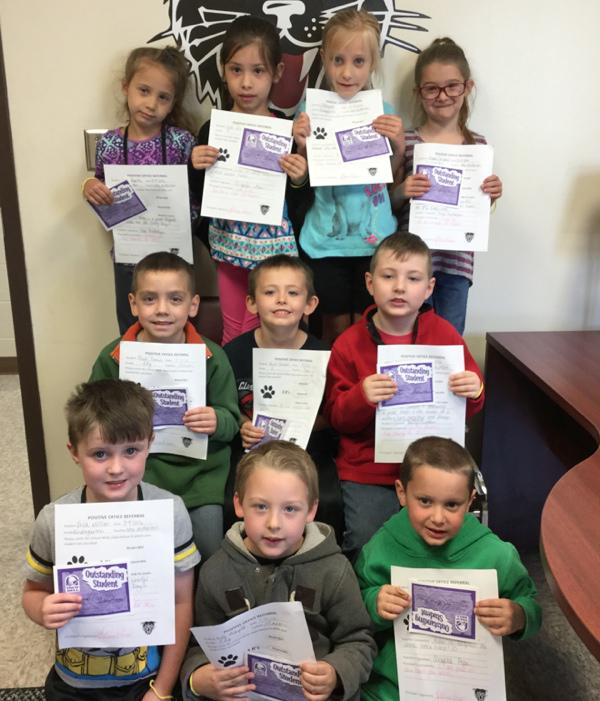 Kindergarten Students Earn Positive Office Referral Awards