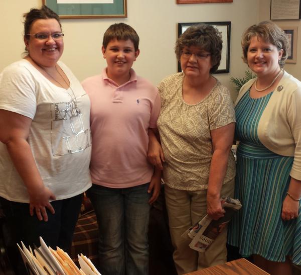 Miller Family Visits Capitol Building