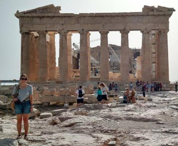 Kendra Stevenson Spends Semester in Greece