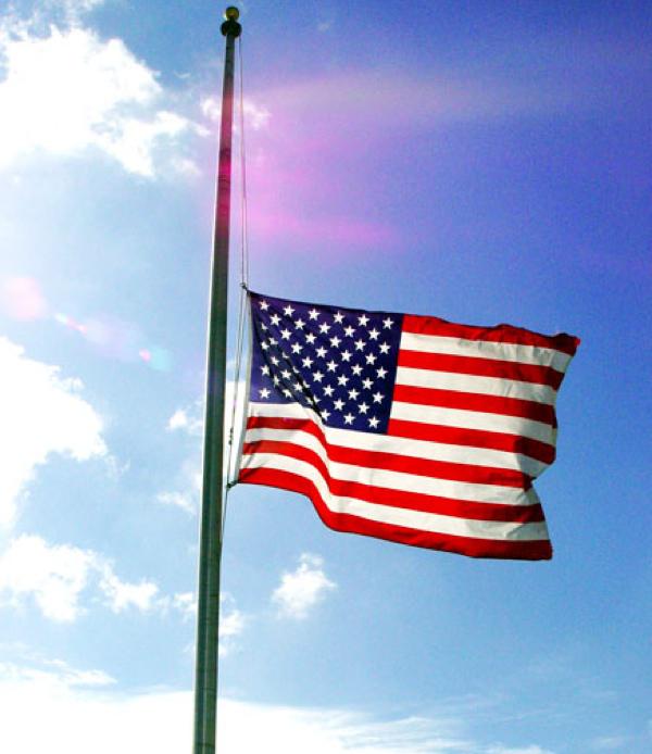President Orders Flags to Half Staff