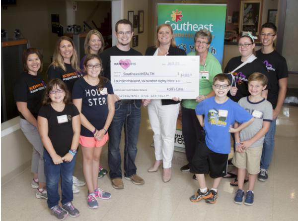 Kohl's Donates Over $14,600 to Youth Diabetes Care Network