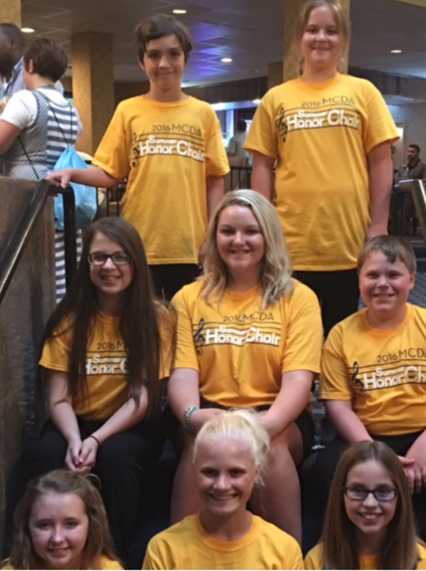 Students Perform in MCDA Honors Choir