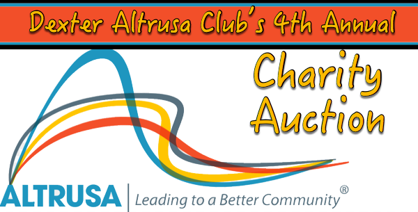 Dexter Altrusa to Host 4th Annual Charity Auction on Saturday