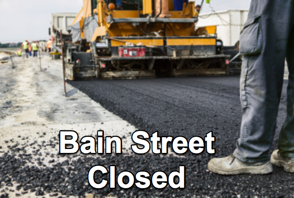 Roadwork Begins on Bain St. in Dexter