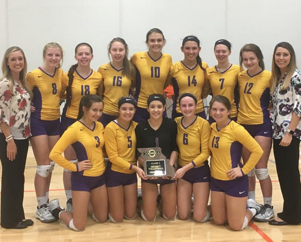 Wildcats Earn District Title in Volleyball