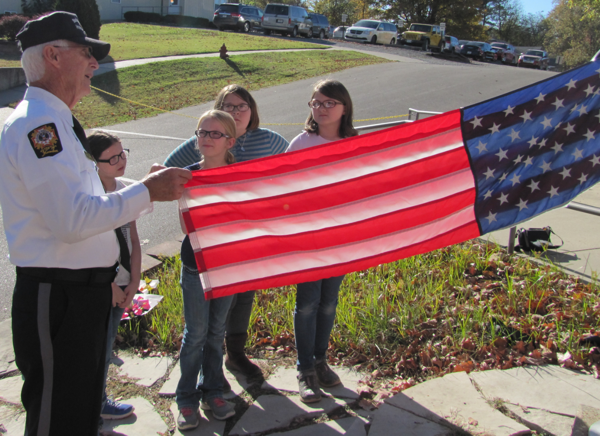 Bloomfield Students Learn About Flag Etiquette and Protocol