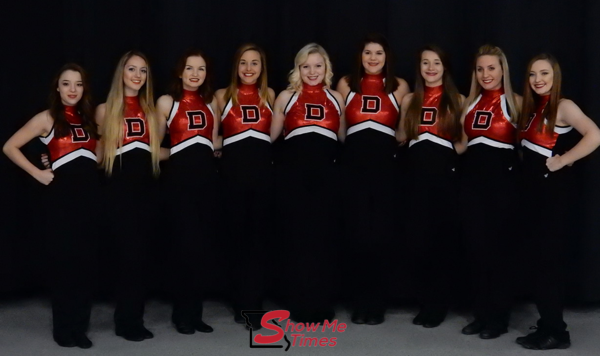 Nine Seniors Represented on the DHS Kickin' Cats Dance Team