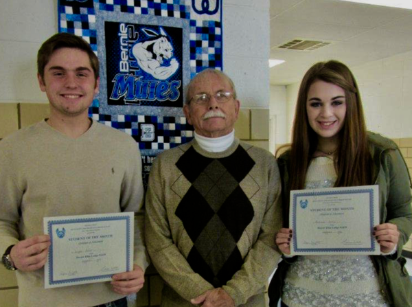 Dexter Elks December Students of the Month