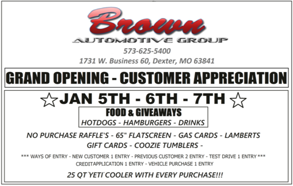 Brown Automotive Group to Host Grand Opening