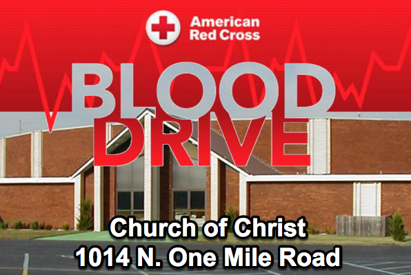 Church of Christ Hosting Blood Drive