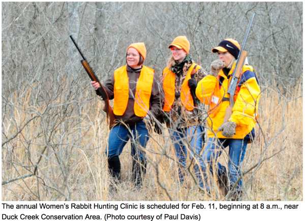 MDC Will Host a Women's Rabbit Hunt Valentine's Weekend