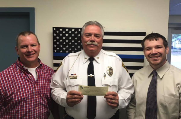 Dexter Lions Club Donates to Police Department
