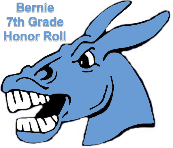 Bernie School Announces 7th Grade Honor Roll