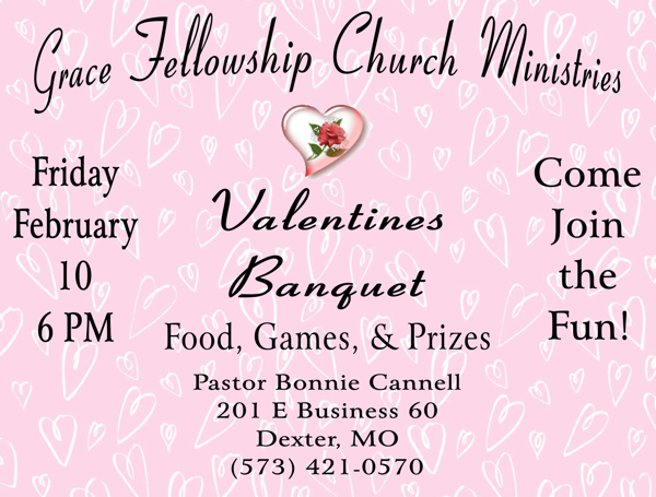 You Are Invited to a Valentine's Banquet