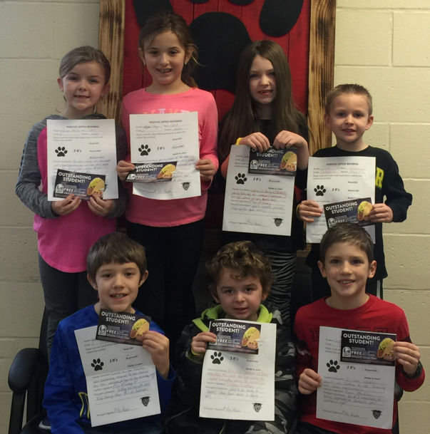 Southwest Students Earn Positive Office Referral Certificates