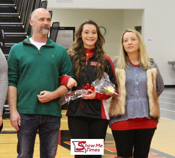 DHS Winter Sports Senior Night - Hailey Anderson