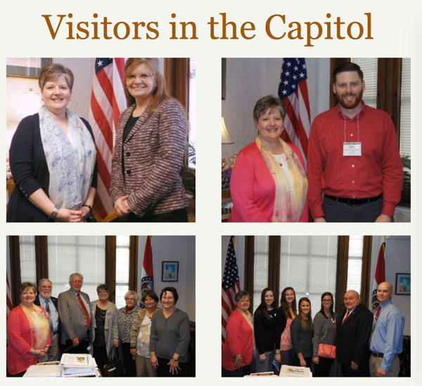 Happenings at the Missouri State Capitol by Tila Hubrecht