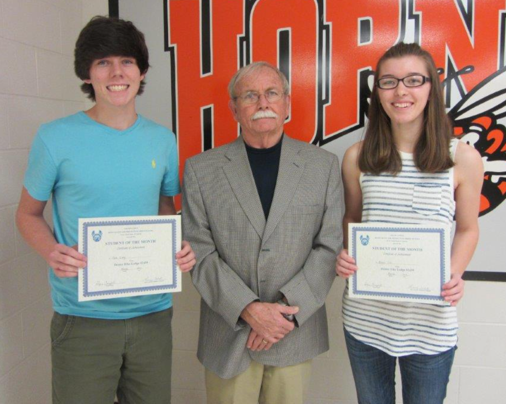 Dexter Elks March Students of the Month