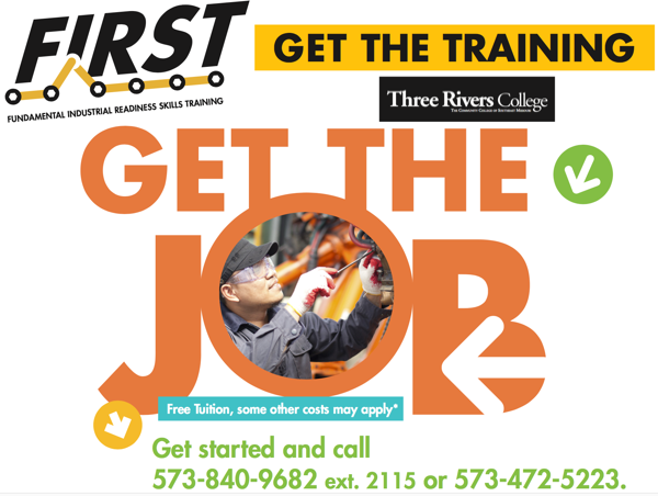 Three Rivers Offers Tuition Free Training!