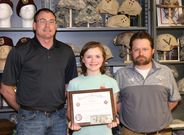 VFW Presents Patriots Pen Award