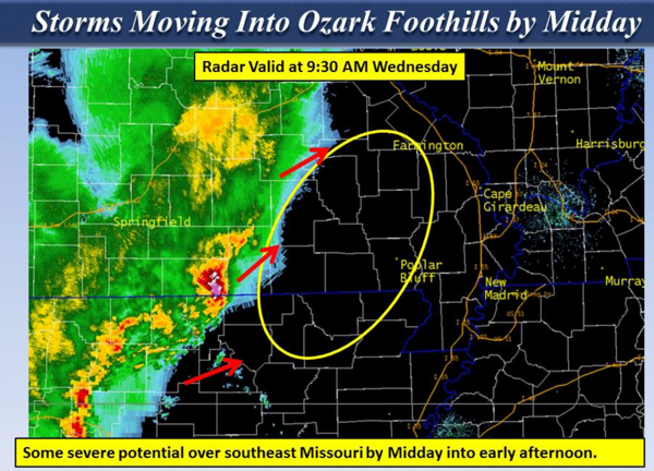 Rain and Thunderstorms in the Forecast