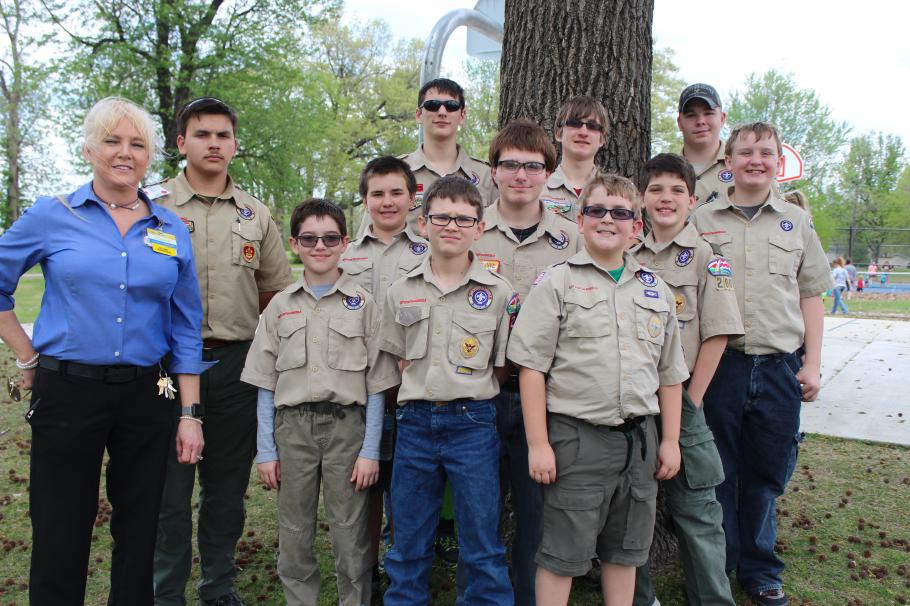 Walmart Donates to Local Boy Scout Troop