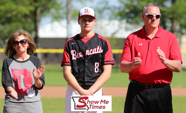 2017 DHS Baseball Senior Night Featuring Hunter Parrott