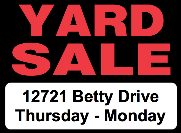 Yard Sale on Betty St. in Dexter