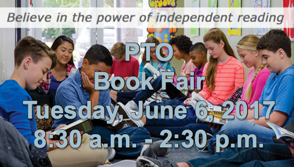 PTO Scholastic Book Fair on Tuesday