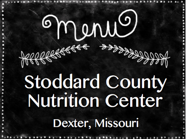 Stoddard County Nutrition Center Menu and Activities
