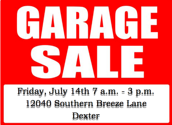 BIG Friday ONLY Garage Sale in Dexter