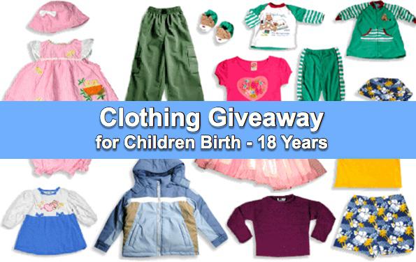 Sonshine House Clothing Giveaway for Children