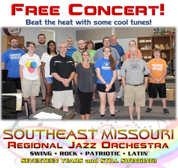 Southeast Missouri Regional Jazz Orchestra to Offer FREE Concert