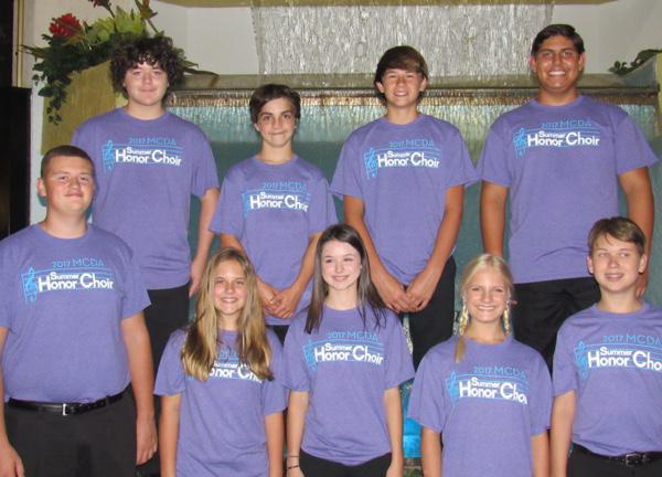 T.S. Hill Middle School Students Selected to Sing in MCDA Honor Choir