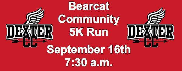 Bearcat Community 5K Run Slated for September 16th