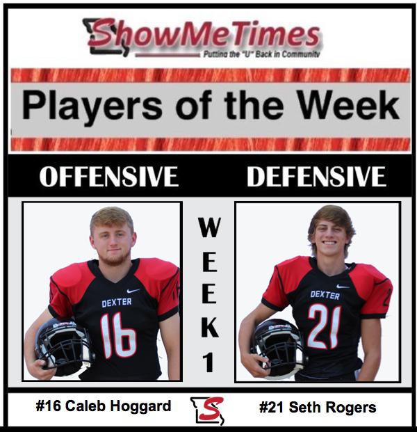 ShowMe Times Dexter Football Players of the Week vs Ste. Genevieve