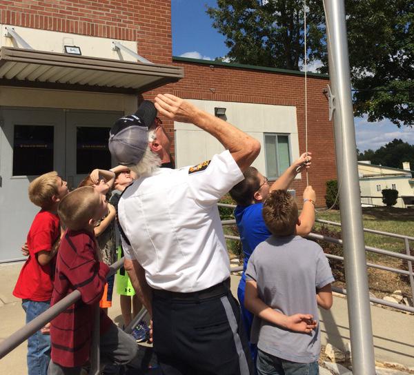 Stoddard County Honor Guard Teaches Flag Etiquette