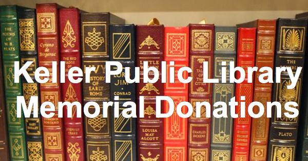 Keller Library Receives Memorial Donations