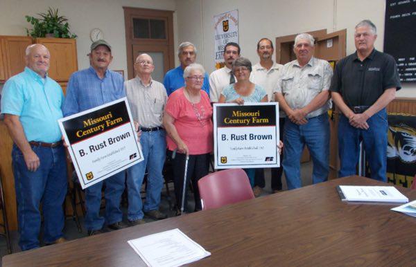 Brown Farm of Stoddard County Receives MO Century Farm Designation