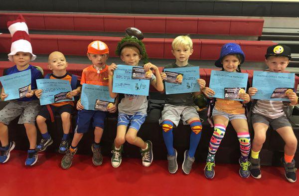 Kindergarten Positive Office Referrals at S.W. Elementary