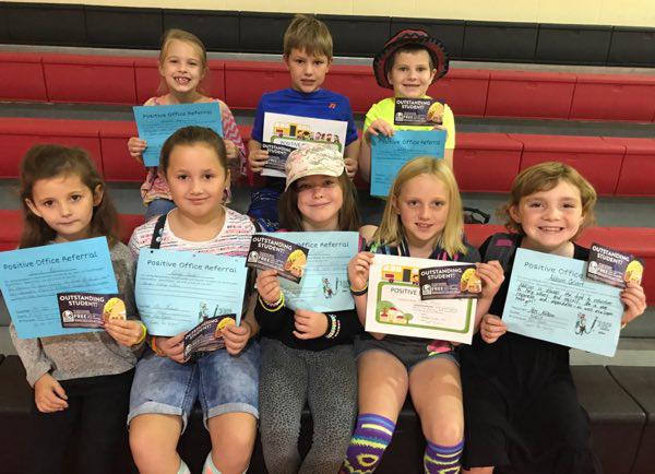 S.W. Elementary 2nd Grade Positive Office Referrals